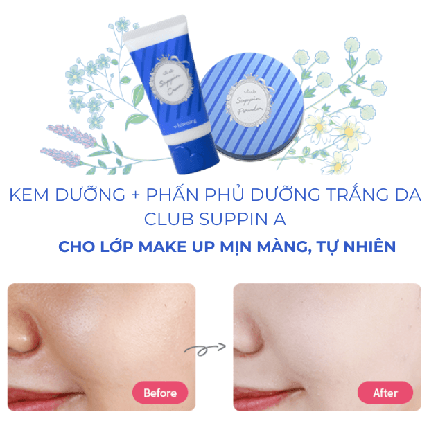 PHẤN PHỦ DƯỠNG TRẮNG DA CLUB SUPPIN A | OmiCare