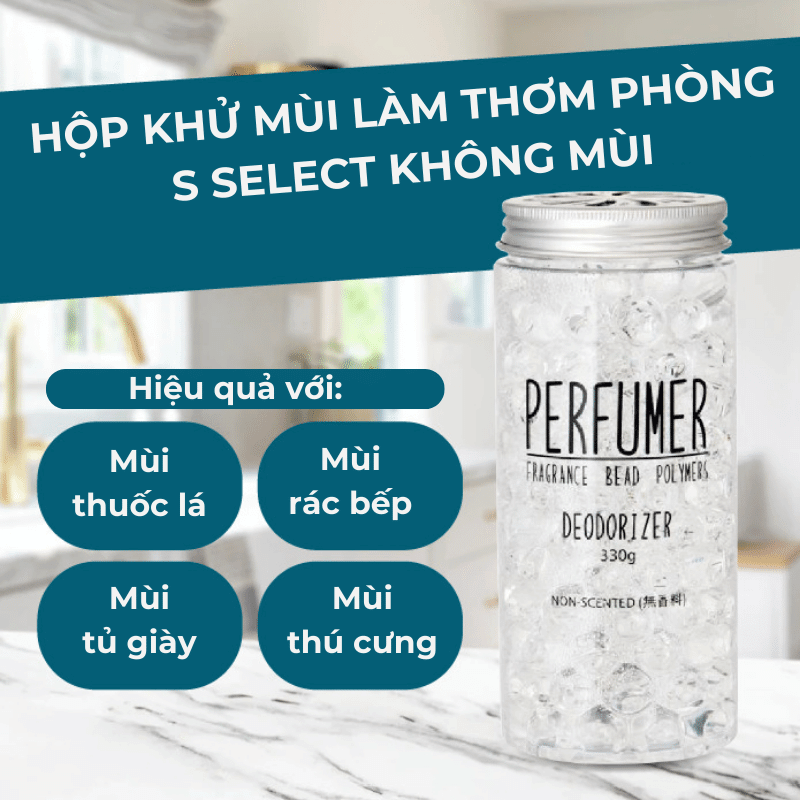 Hộp khử mùi làm thơm phòng S Select không mùi