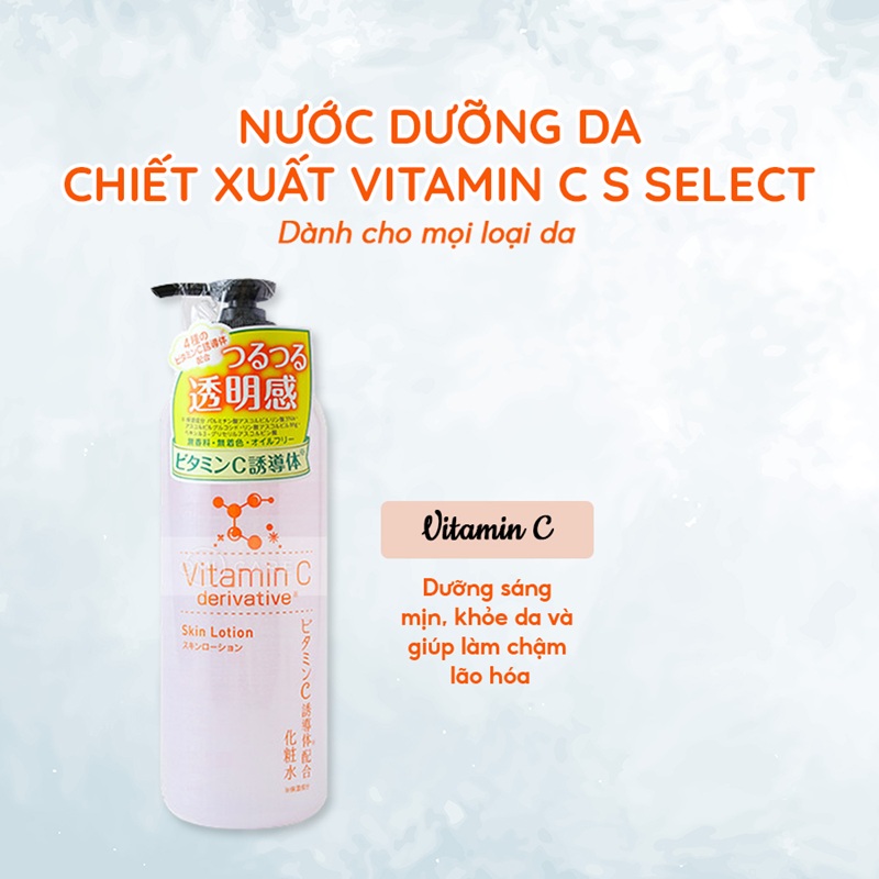 NƯỚC DƯỠNG DA CHIẾT XUẤT VITAMIN C S SELECT